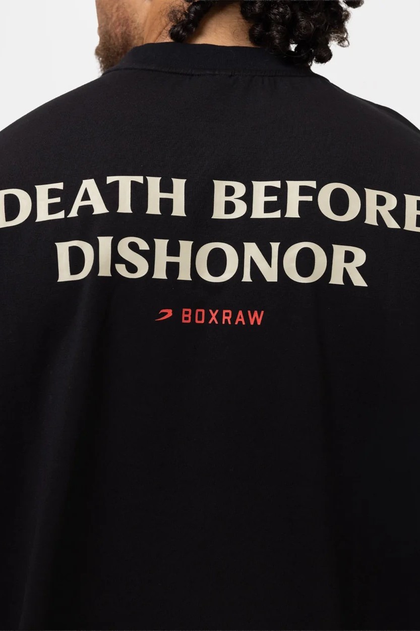 Death Before Dishonor 롱슬리브 티셔츠 블랙