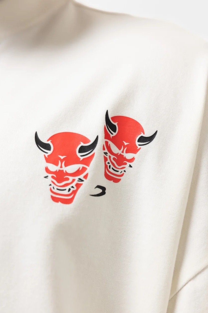 Death Before Dishonor 롱슬리브 티셔츠 베이지