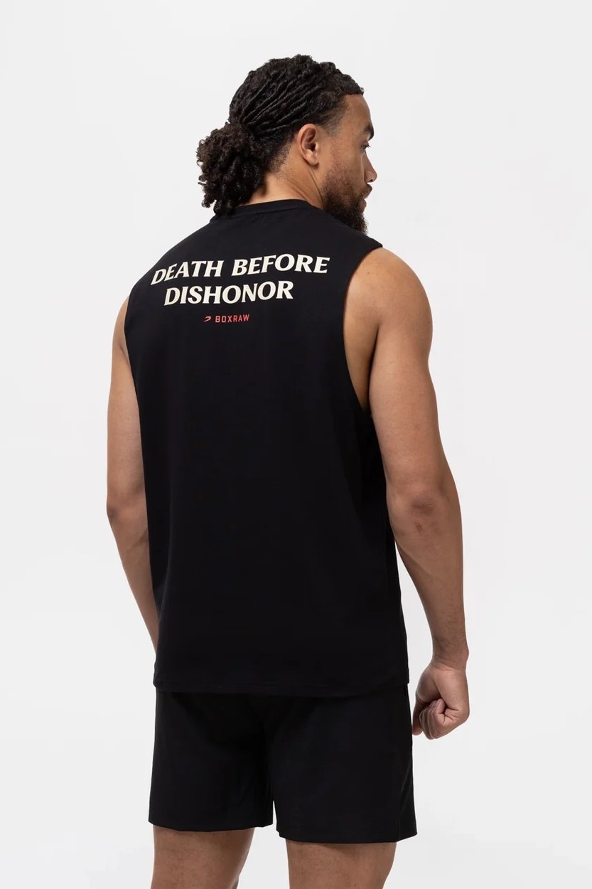 Death Before Dishonor 머슬 탱크탑 블랙