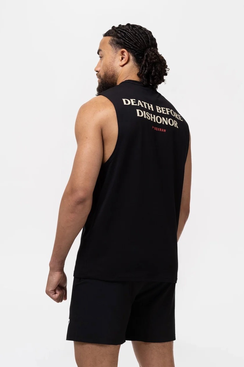 Death Before Dishonor 머슬 탱크탑 블랙