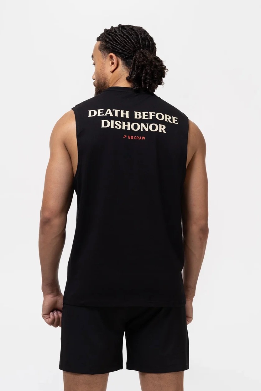 Death Before Dishonor 머슬 탱크탑 블랙