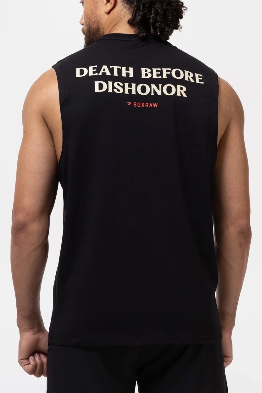 Death Before Dishonor 머슬 탱크탑 블랙