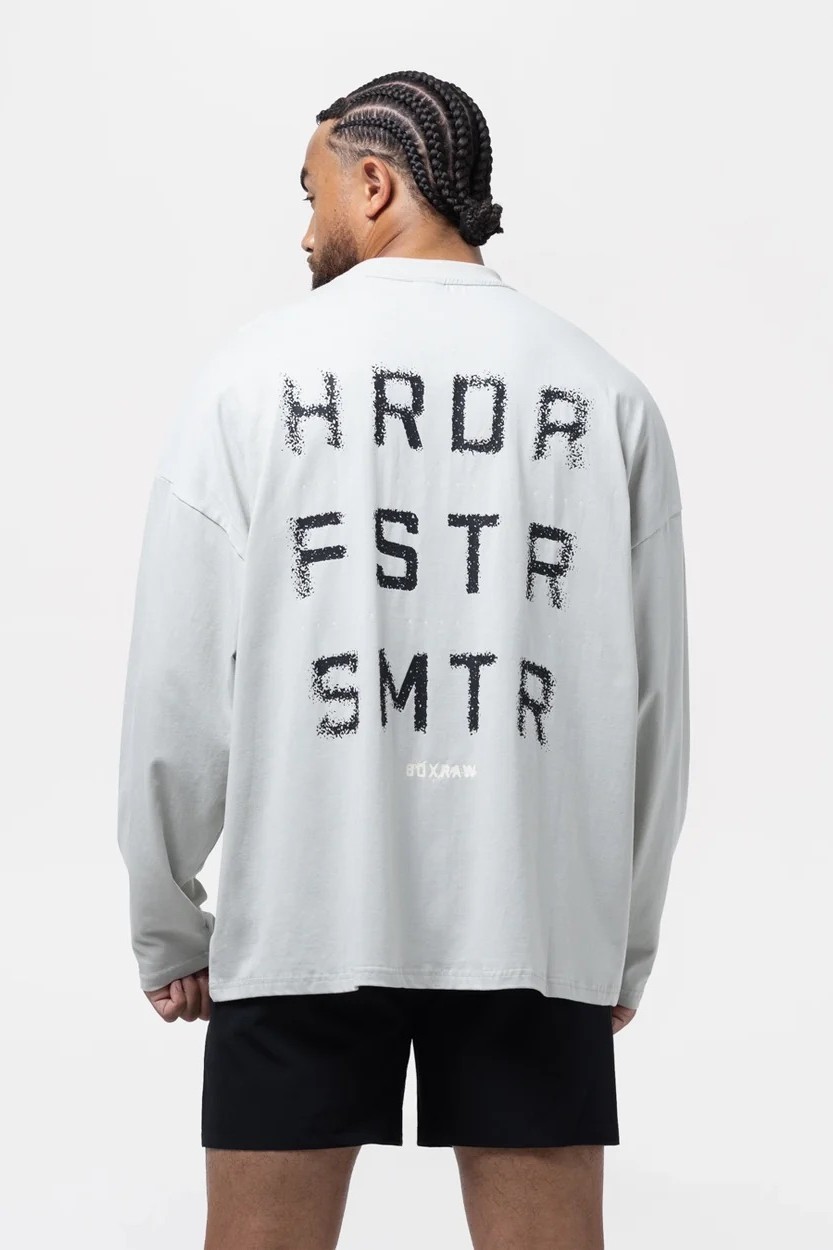 HRDR FSTR SMTR 롱슬리브 티셔츠 슬레이트