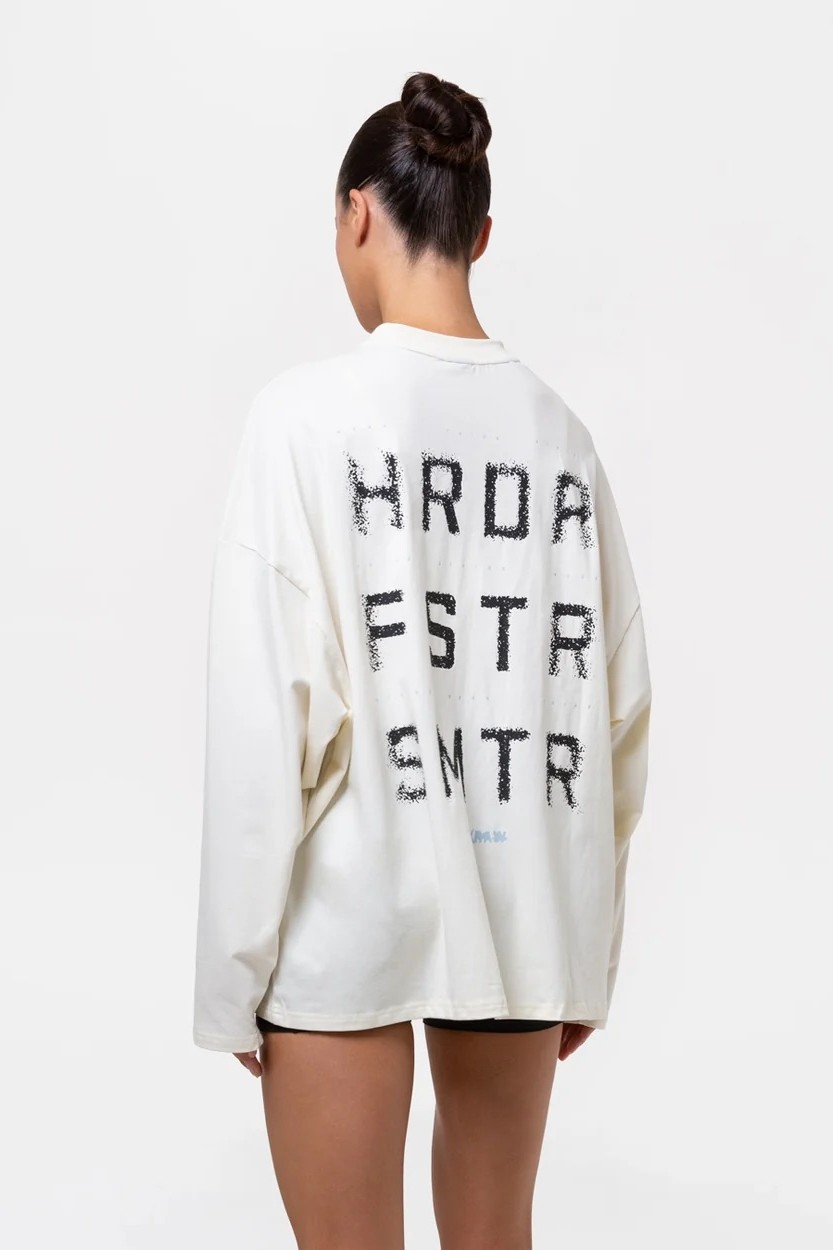 HRDR FSTR SMTR 롱슬리브 티셔츠 아이보리