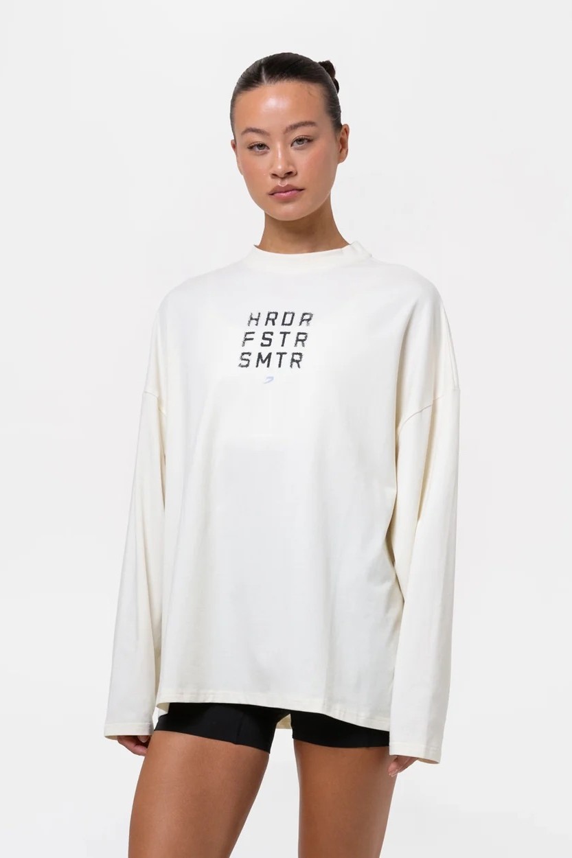 HRDR FSTR SMTR 롱슬리브 티셔츠 아이보리