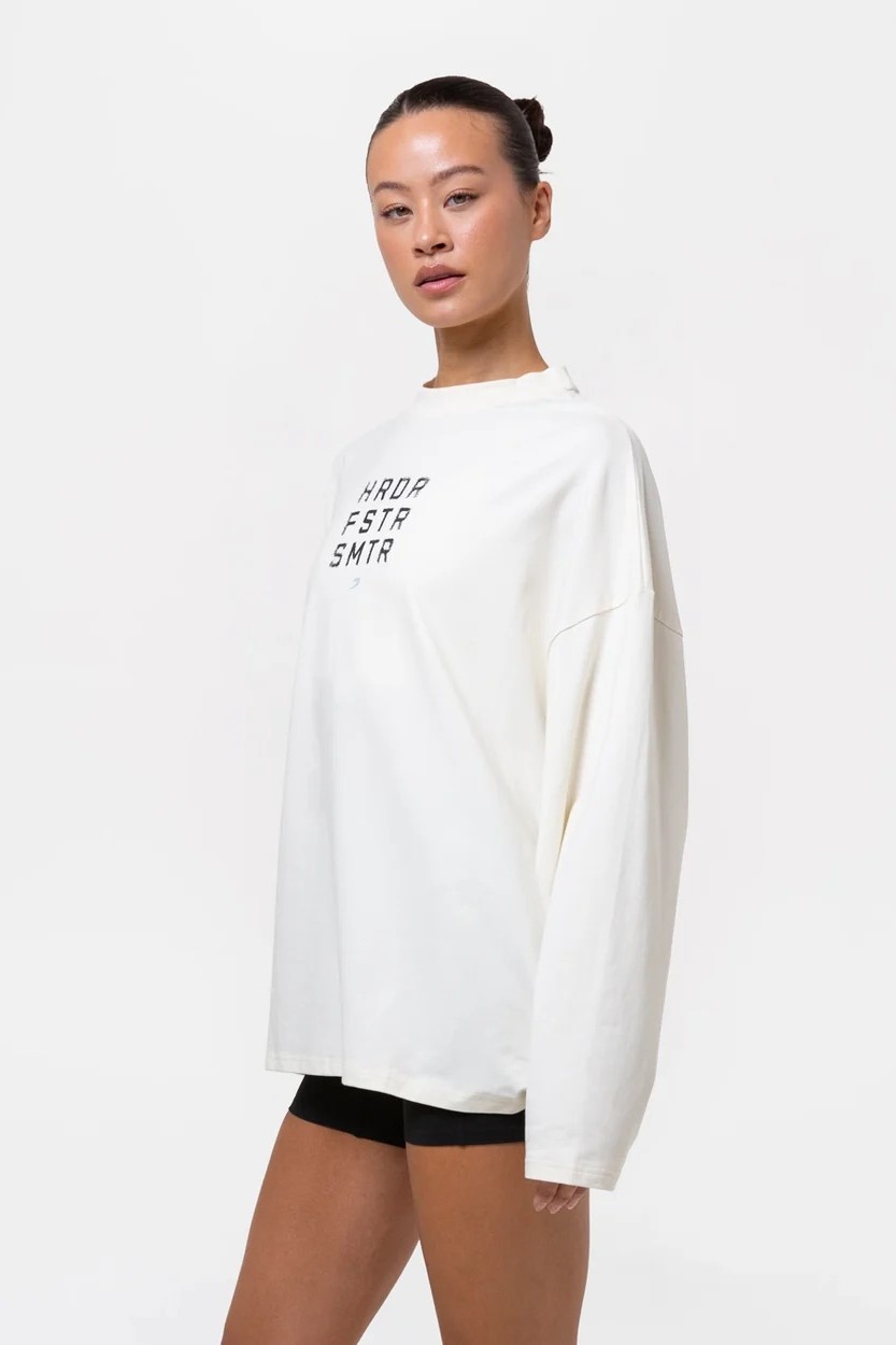 HRDR FSTR SMTR 롱슬리브 티셔츠 아이보리