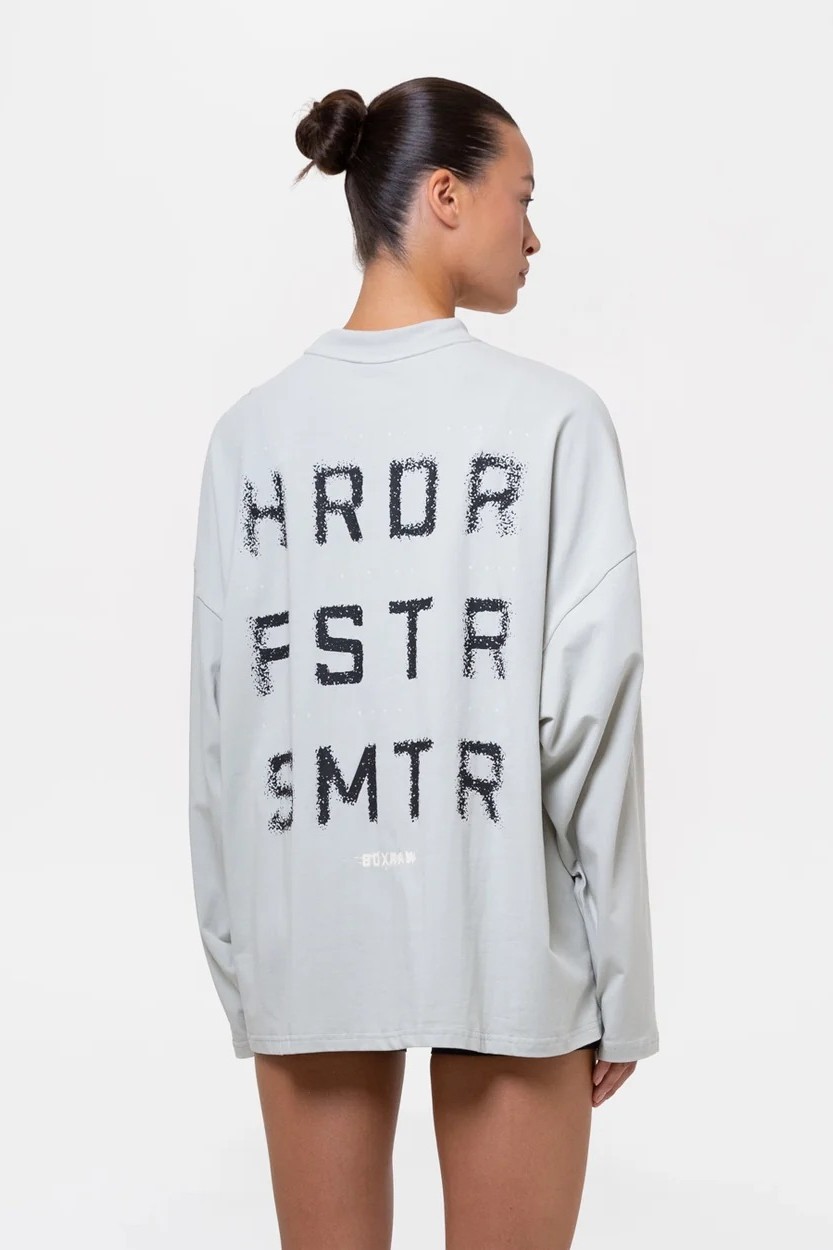 HRDR FSTR SMTR 롱슬리브 티셔츠 슬레이트