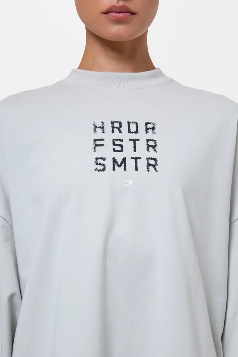HRDR FSTR SMTR 롱슬리브 티셔츠 슬레이트
