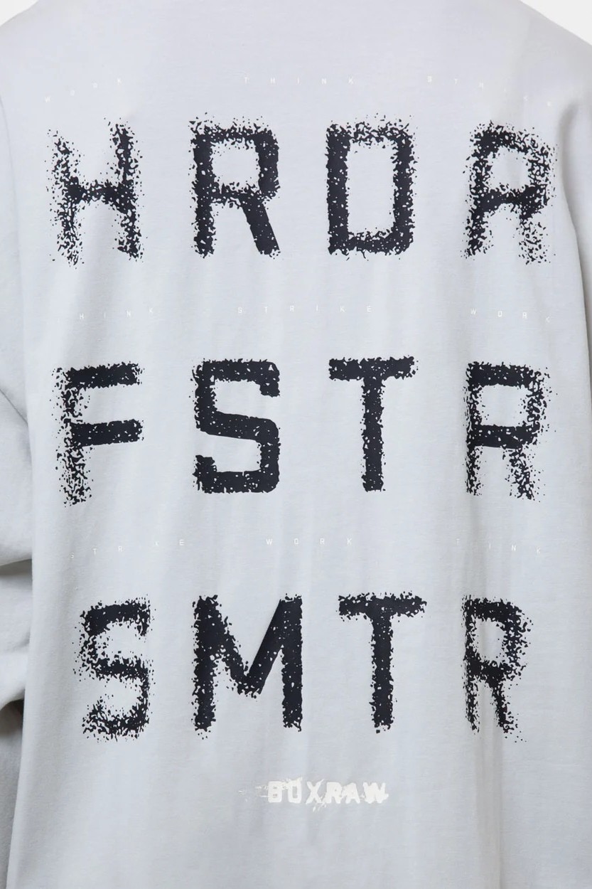 HRDR FSTR SMTR 롱슬리브 티셔츠 슬레이트