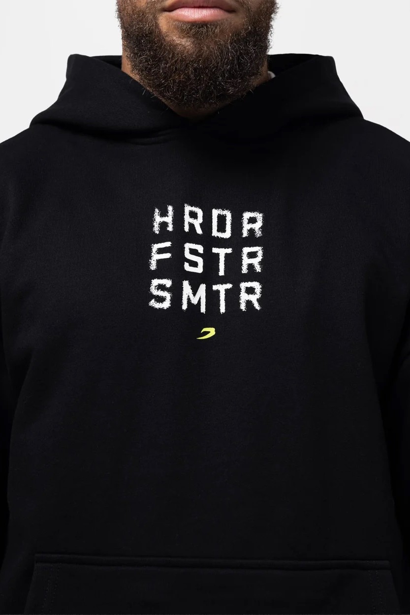HRDR FSTR SMTR 오버사이즈 후디 블랙