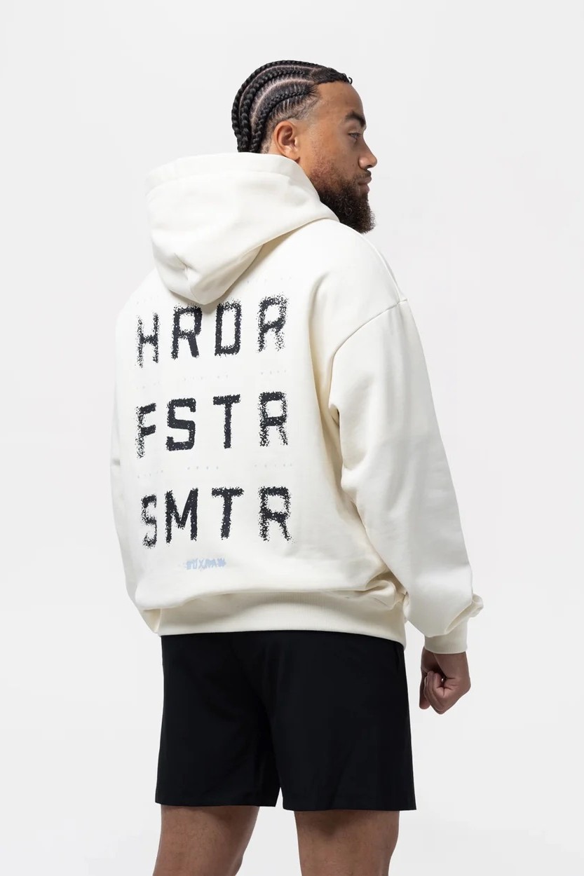 HRDR FSTR SMTR 오버사이즈 후디 아이보리