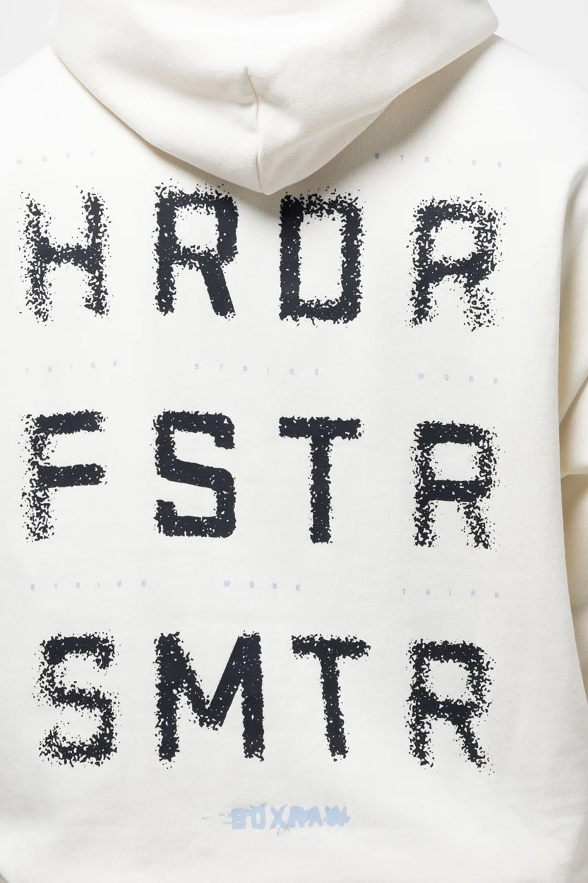 HRDR FSTR SMTR 오버사이즈 후디 아이보리