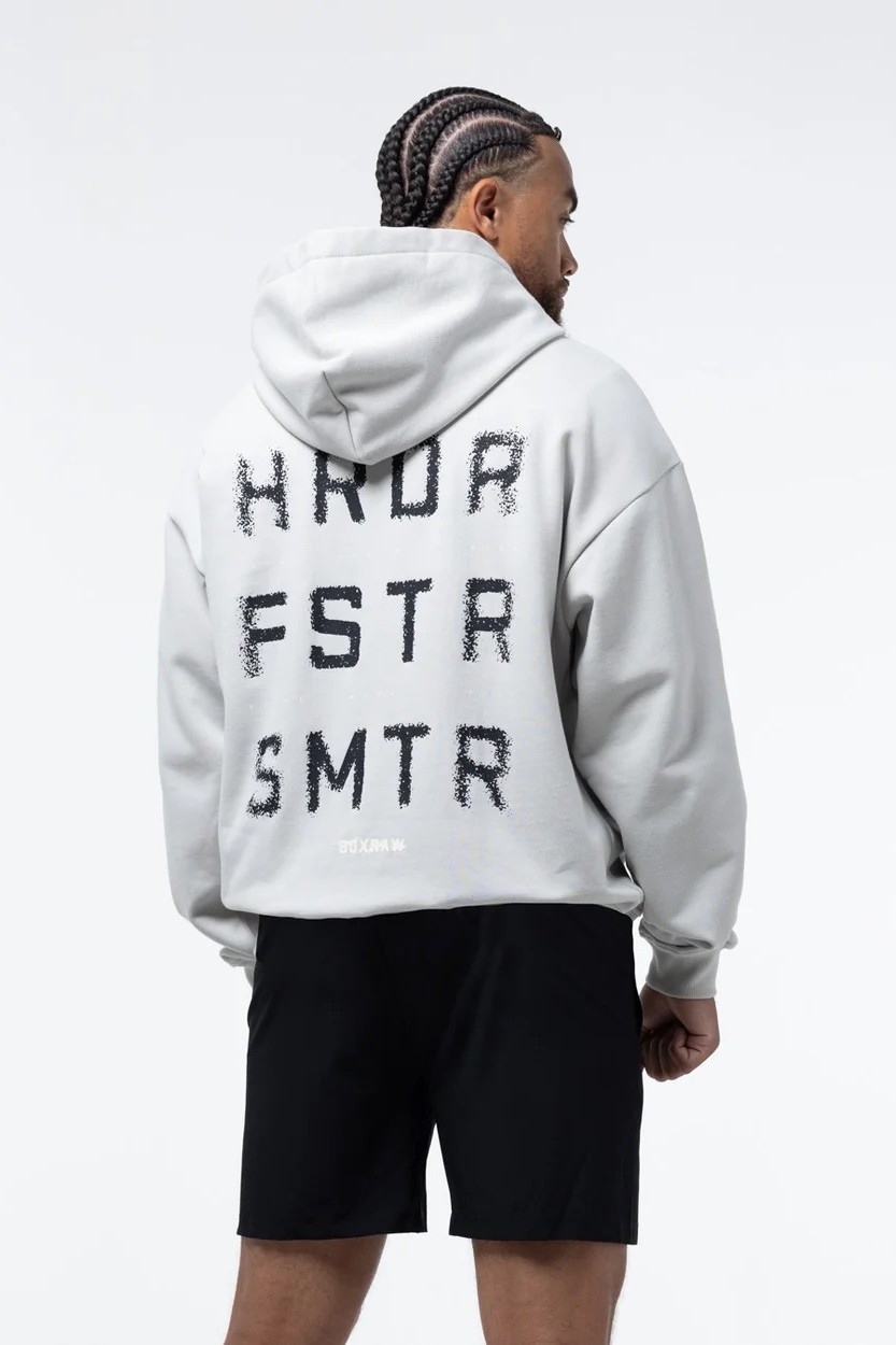 HRDR FSTR SMTR 오버사이즈 후디 슬레이트