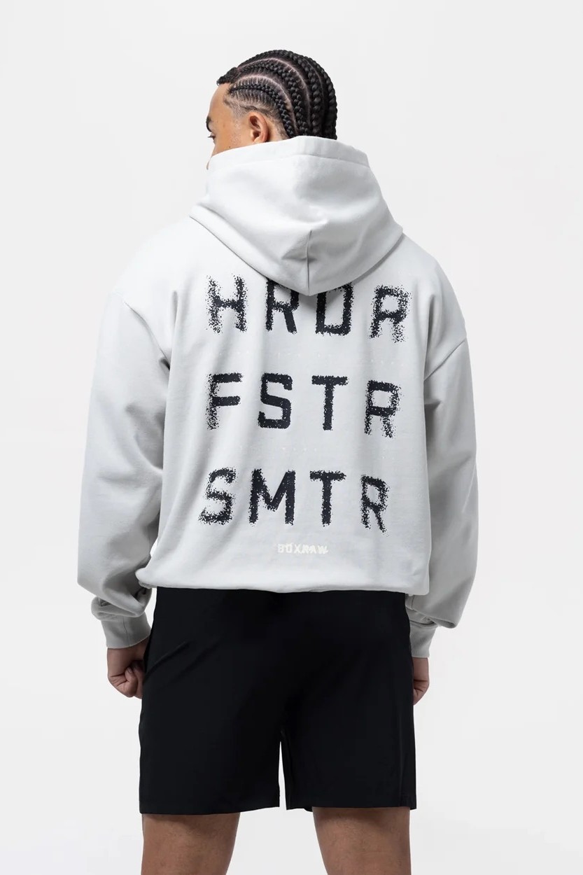 HRDR FSTR SMTR 오버사이즈 후디 슬레이트