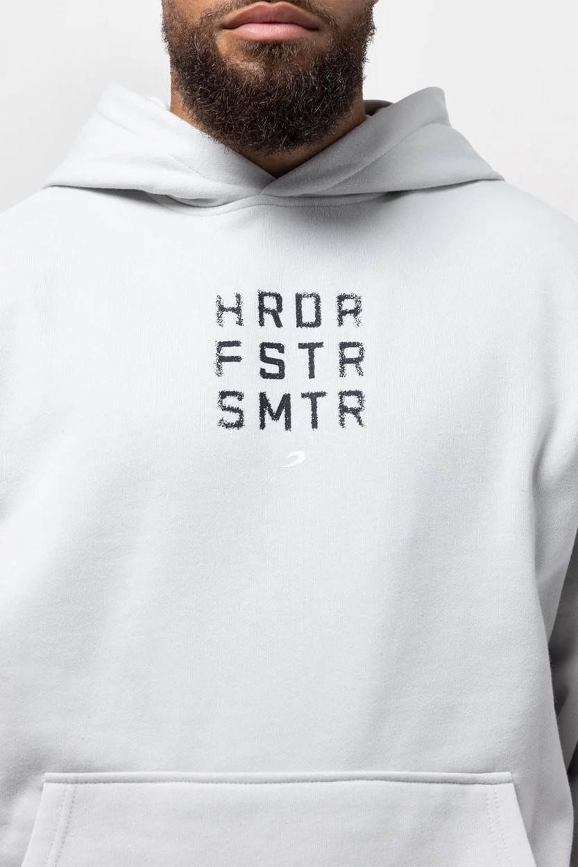 HRDR FSTR SMTR 오버사이즈 후디 슬레이트