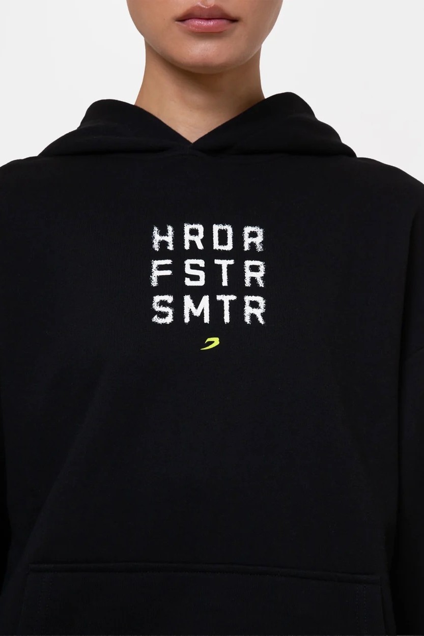 HRDR FSTR SMTR 오버사이즈 후디 블랙
