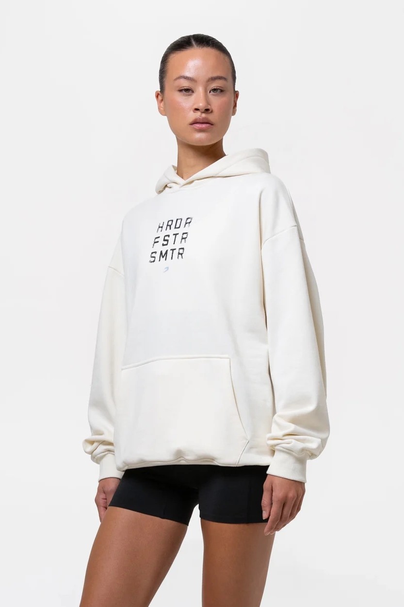 HRDR FSTR SMTR 오버사이즈 후디 아이보리