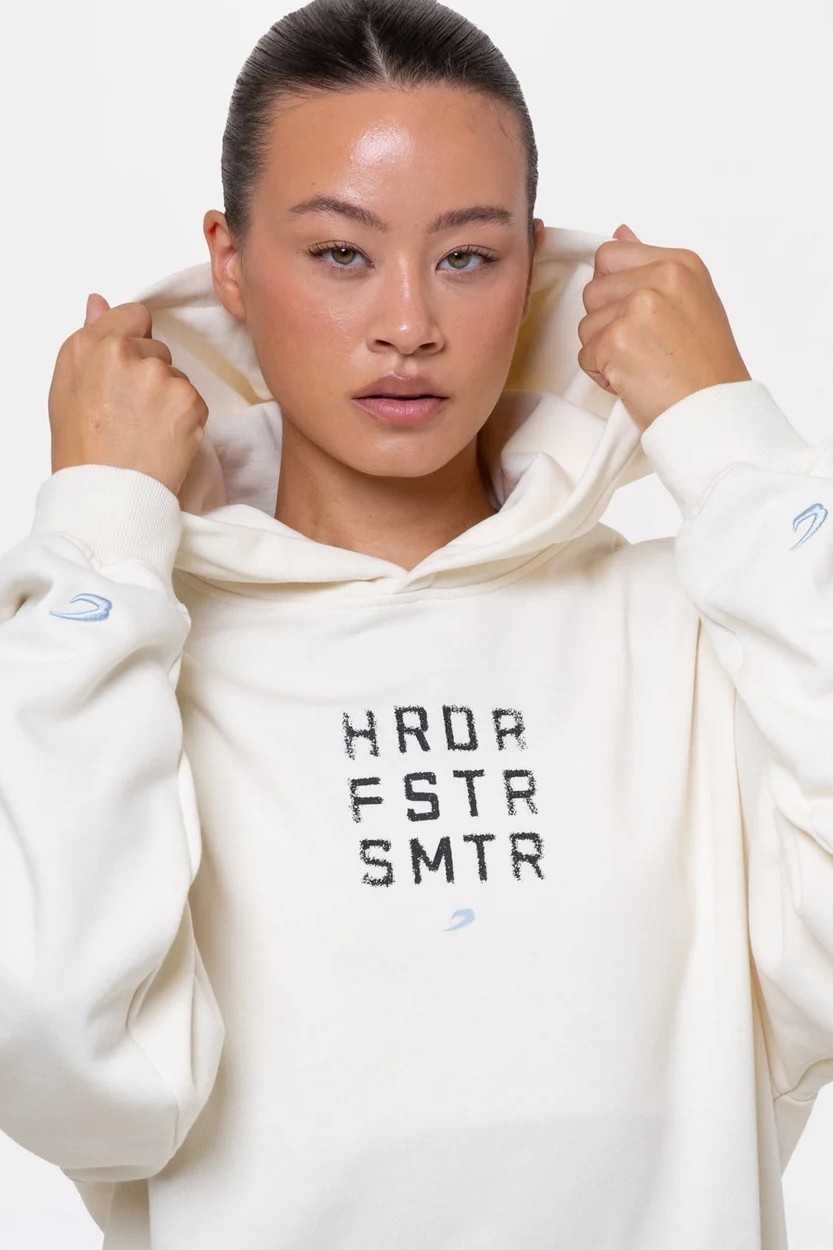 HRDR FSTR SMTR 오버사이즈 후디 아이보리