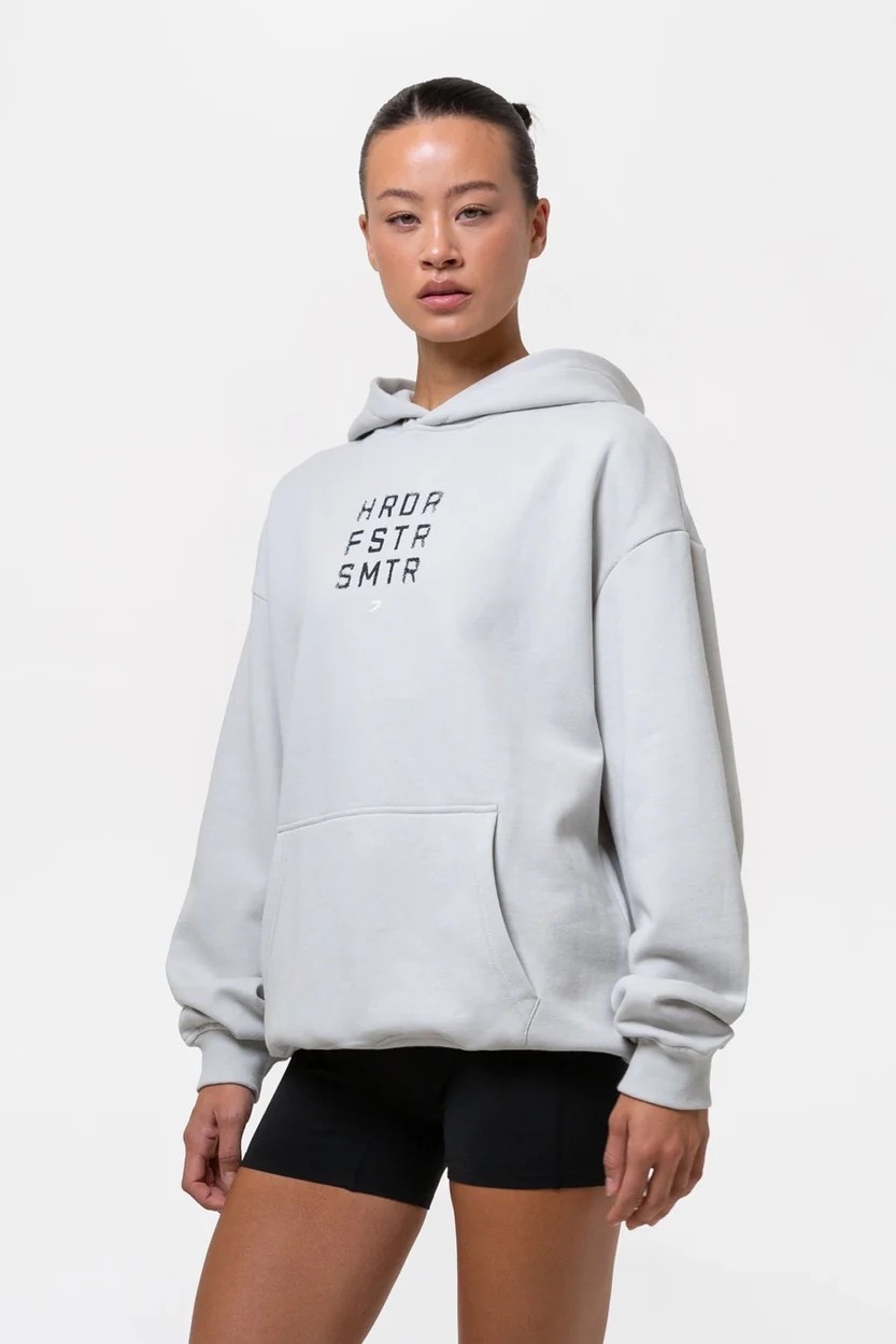 HRDR FSTR SMTR 오버사이즈 후디 슬레이트