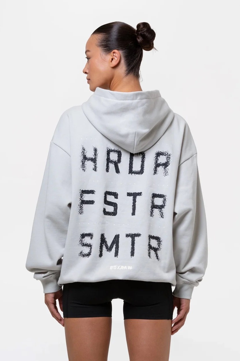 HRDR FSTR SMTR 오버사이즈 후디 슬레이트