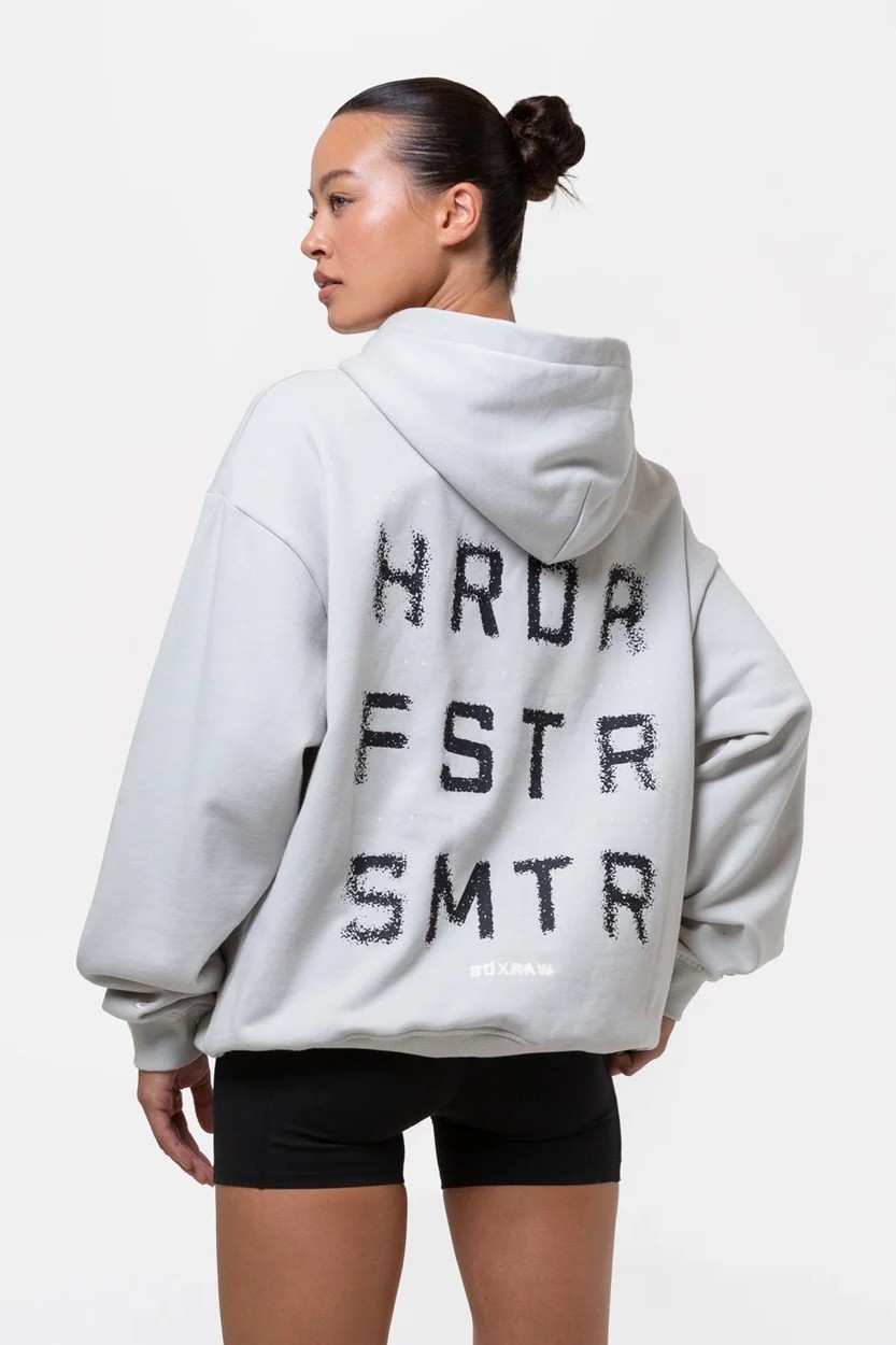 HRDR FSTR SMTR 오버사이즈 후디 슬레이트