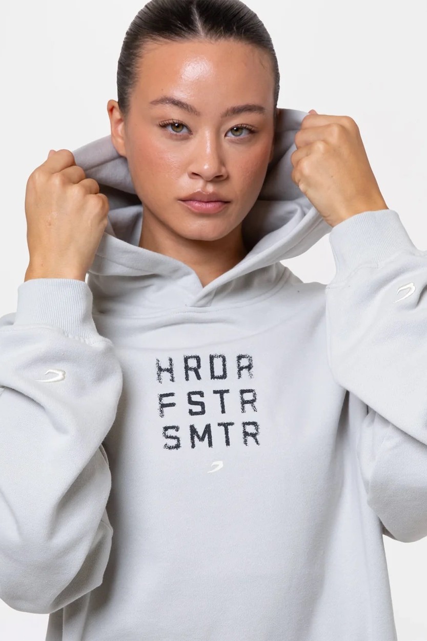 HRDR FSTR SMTR 오버사이즈 후디 슬레이트