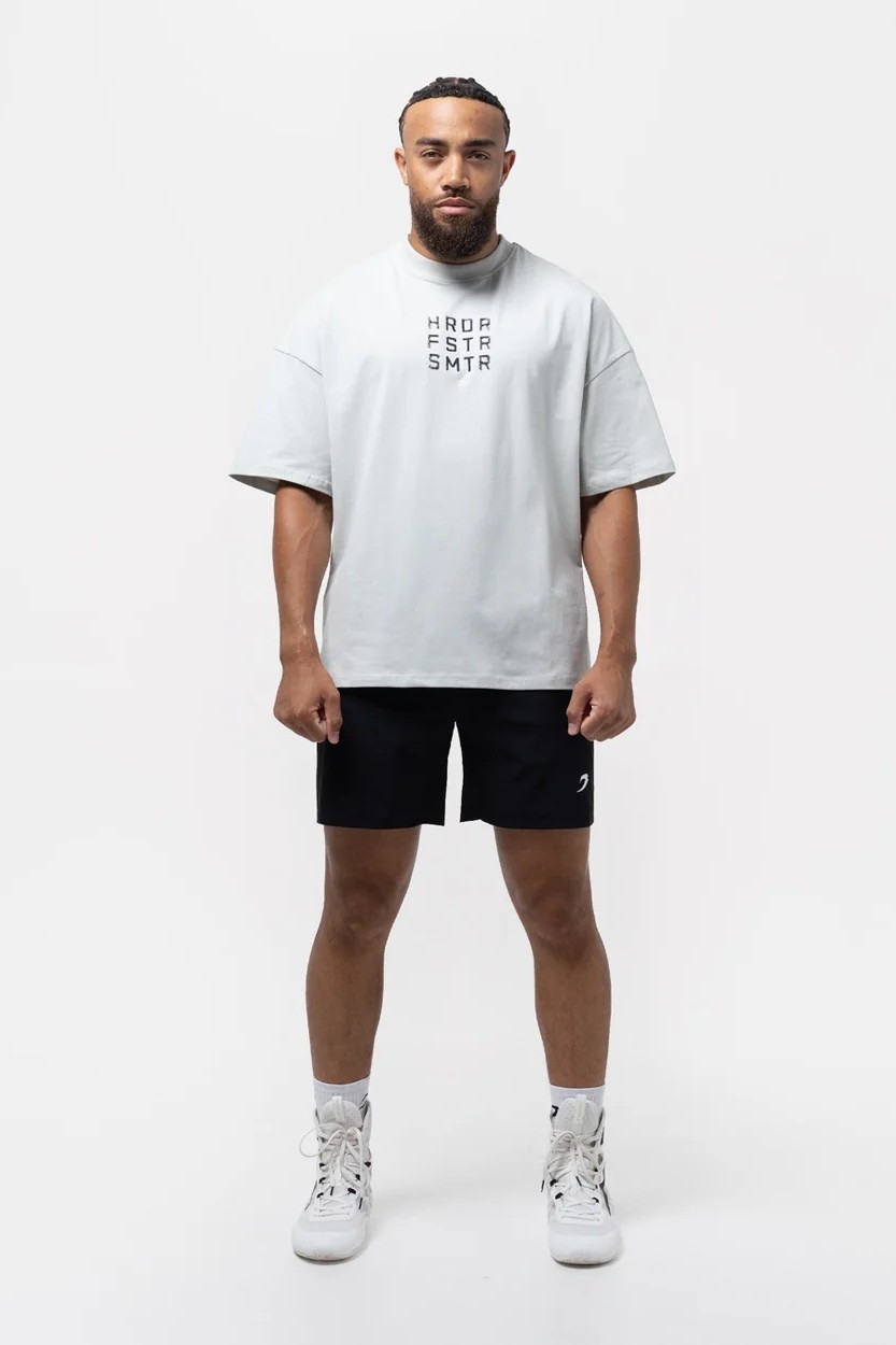 HRDR FSTR SMTR 오버사이즈 티셔츠 슬레이트